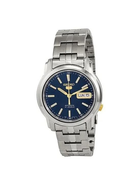 NWT Seiko Blue Dial Stainless Steel Men's Watch