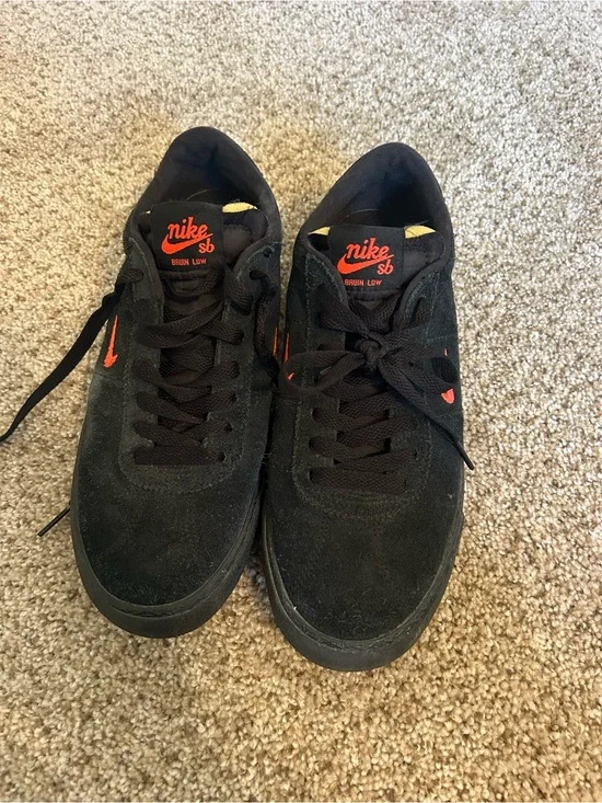 Nike SB Black Suede Skate Shoes - Women’s size 6.5