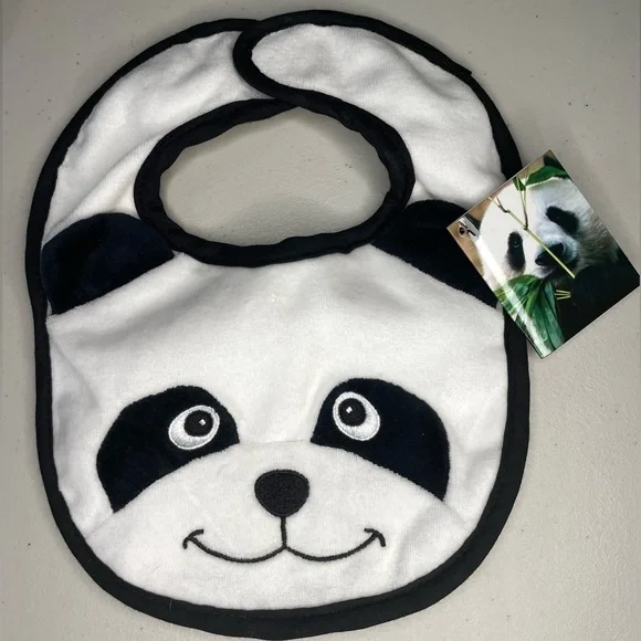 Baby Bib Panda Smithsonian National Zoological Park AURORA WORLD Bib Baby 🆕 BIB
