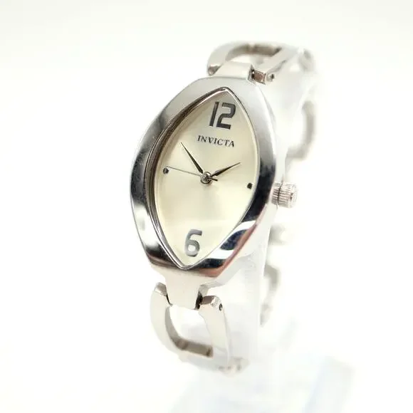 Invicta Silver Tone Almond 24mm Womens Watch 6