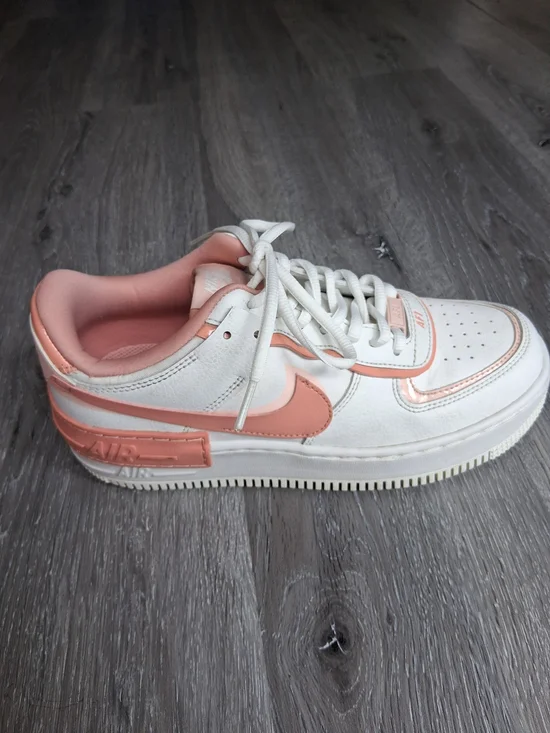 Nike Air Force 1 Shadow Washed Coral Low-Top AF1 Sneakers Women's 8