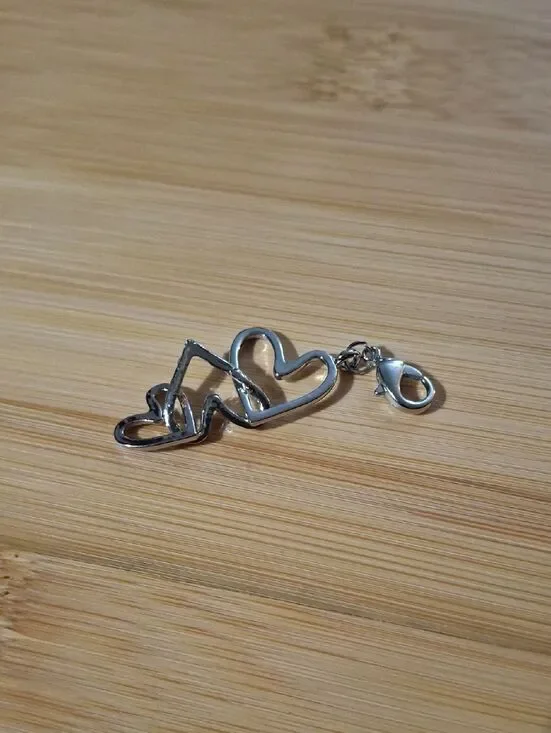Triple Heart Dangle For Floating Lockets