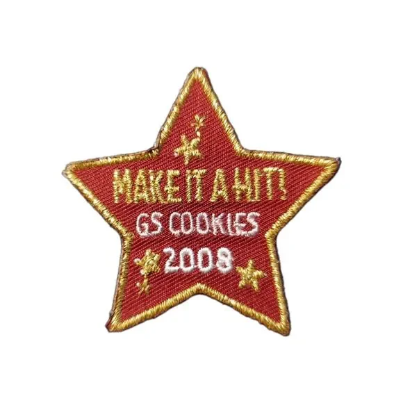 2008 GS Cookies Make It A Hit! Girl Scouts Embroidered Patch