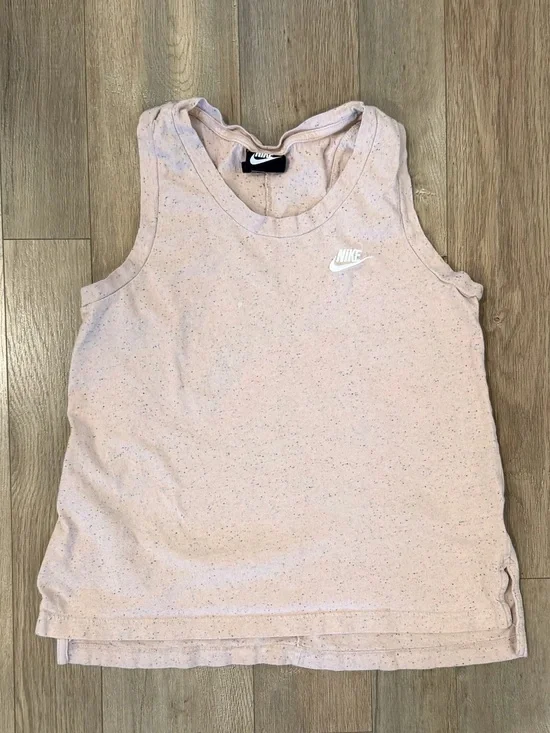 Nike Light Pink Speckled Crewneck Tank