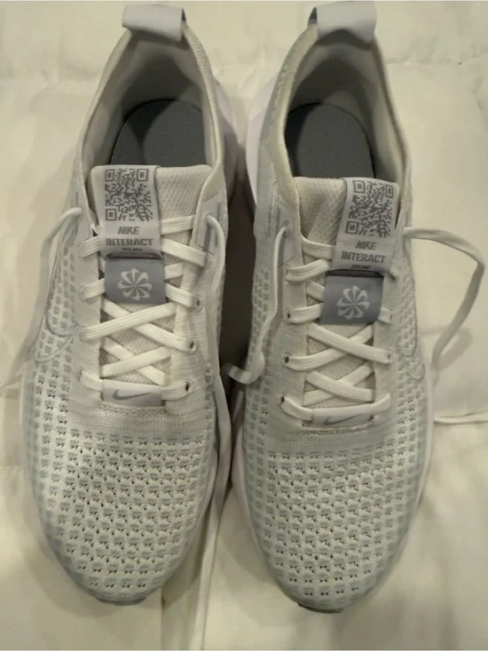 Nike women light gray  Athletic Running Shoes
