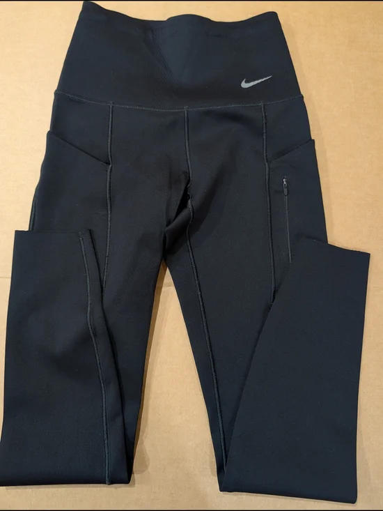Nike Black Sculpting High-Waist Leggings with Side Zip Pocket Size XS