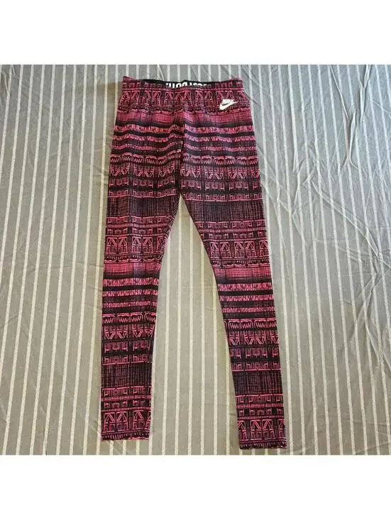 Nike Women's S LEG-A-SEE AOP Leggings Printed Casual Training Gym