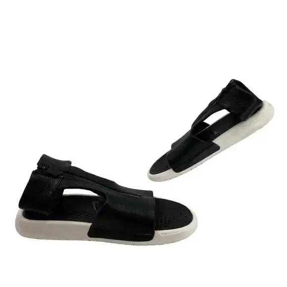 Nike Black Benassi Cuff Lux Sandals | Women's Size 7