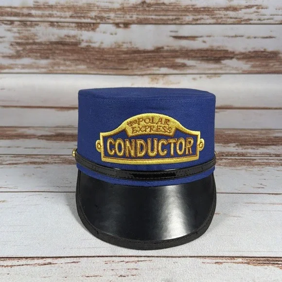 Warner Bros Polar Express Conductor Hat Kids Size S