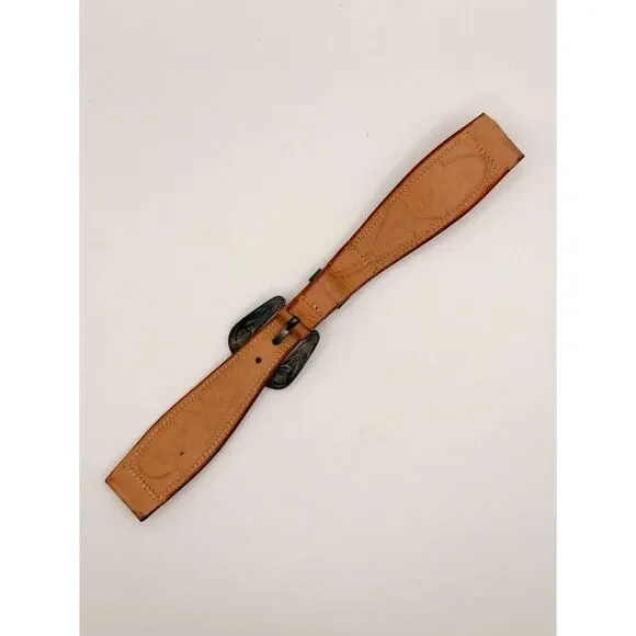 Rare Western Sterling Silver Belt Buckle Watch Band