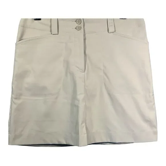 NIKE Women's Dri-Fit Tournament Golf/Athletic Skort/Skirt Cream Size 6