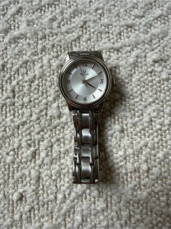 Bulova silver women’s watch