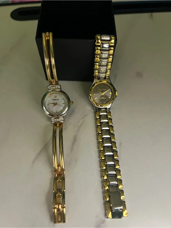 Two-Tone Women's Dress Watch - Gold & Silver