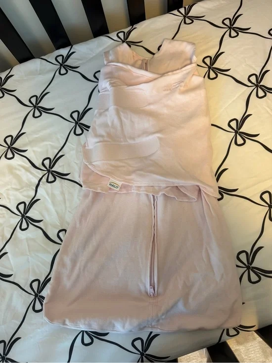 Halo Light Pink Wearable Baby Swaddle Sack