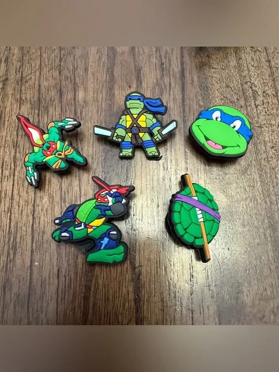 Ninja Turtle Shoe Charms