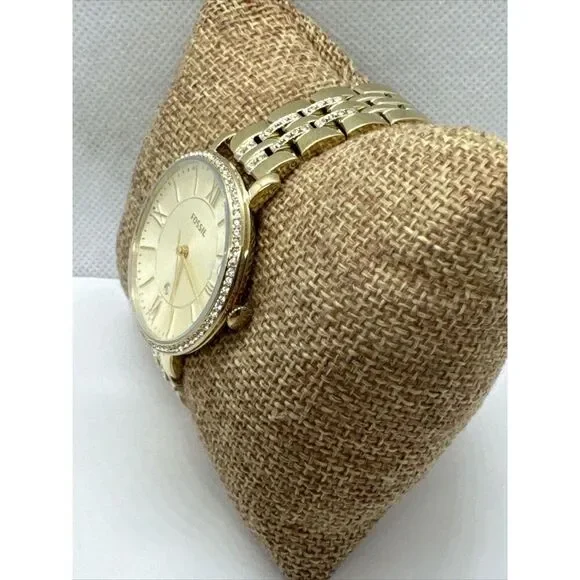 Fossil Jacqueline ES3547 Women's Gold Stainless Steel Analog Dial Watch JNA345