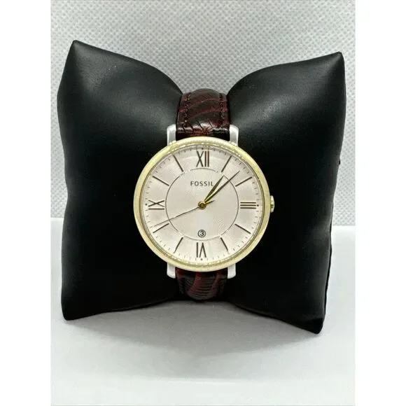 Fossil Jacqueline ES3739 Women Two-Tone Stainless Steel Analog Dial Watch JNA348
