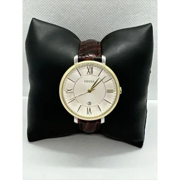 Fossil Jacqueline ES3739 Women Two-Tone Stainless Steel Analog Dial Watch JNA348