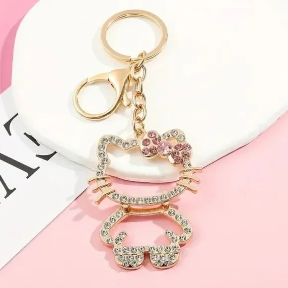 3 for $26 - Hello Kitty Sanrio Key Chain Key Ring Bag Charm