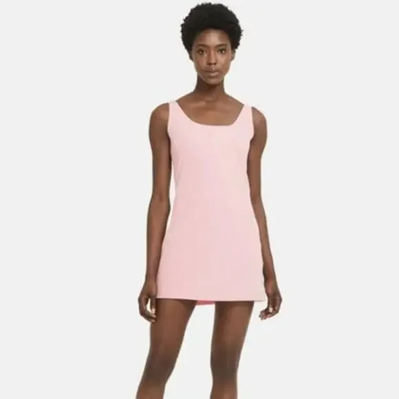 Nike Dress Women's Size L Bliss Luxe Training Mini Sleeveless Pink NWT