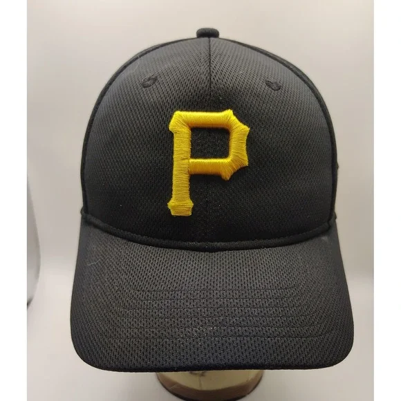 OC Sports Pittsburgh Pirates Youth Hat Black Yellow MLB Baseball‎ Cap Adjustable