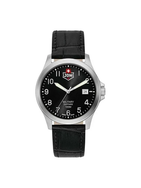 NWT Jdm Military Alpha I Black Dial Men's Watch