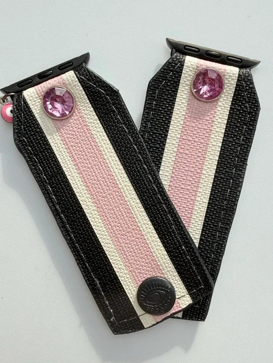 Watch‎ Me Creations Pink Between The Lines Apple Watch Band