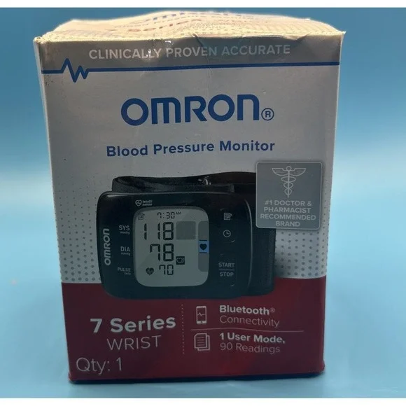 Omron 7 Series BP6350 Wrist Blood Pressure Monitor - Multicolor | 6356 Open Box