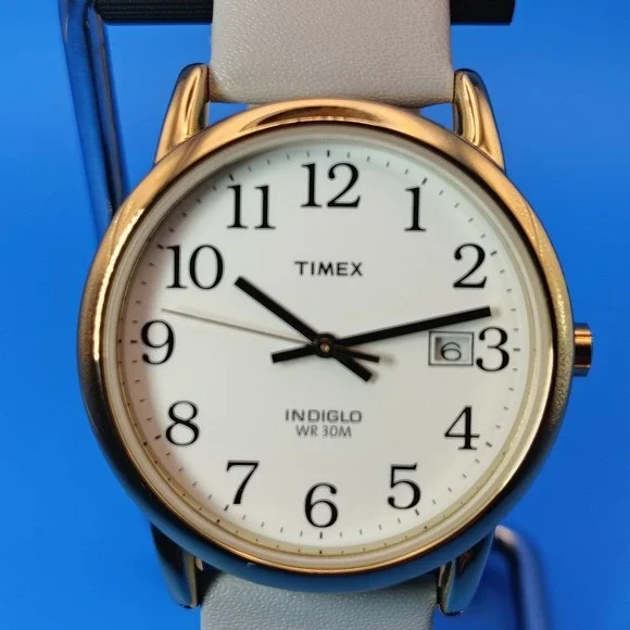 Vintage 2014 Timex Indiglo Date Wristology  40mm Women's Quartz Watch Restored