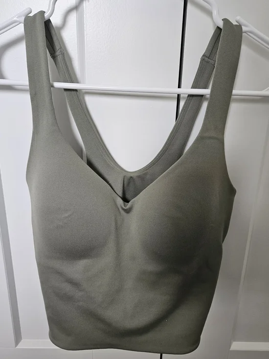 Olive Green Seamless Padded Bralette Tank - Women Intimates