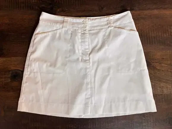 Nike Golf Women's White Dri-FIT Utility Skort Size 10