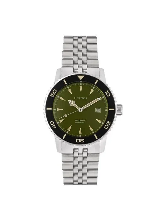 NWT Heritor Hurst Green Dial Men's Automatic Watch