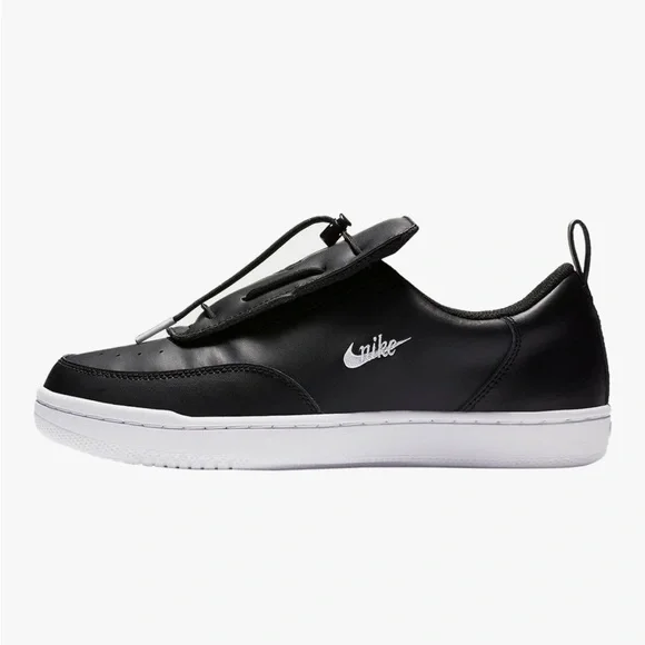 Nike Black Leather Court Shoes - Size 7 1/2