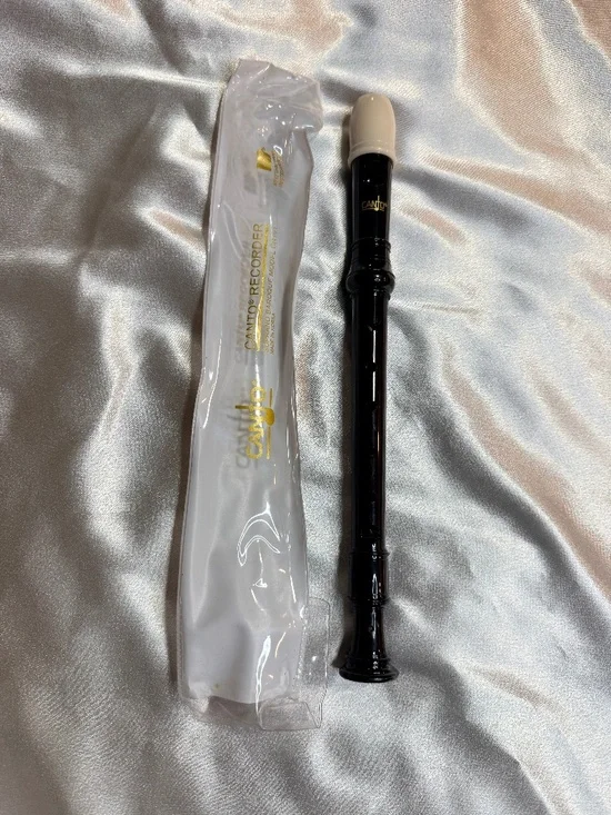 CANTO Soprano Recorder CN401 Baroque Fingering Black & Ivory