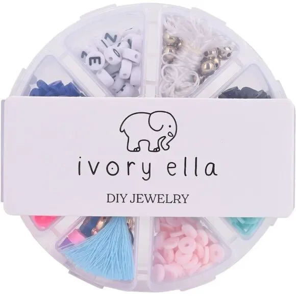 Ivory Ella DIY Jewelry Making Kit for Girls, Teens,‎ 730 Pieces,