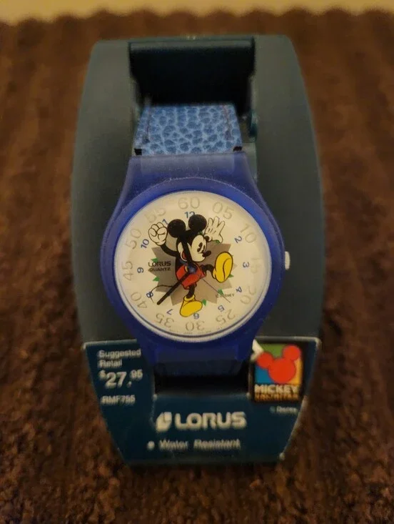 Lorus Vintage 1990s Mickey Mouse 