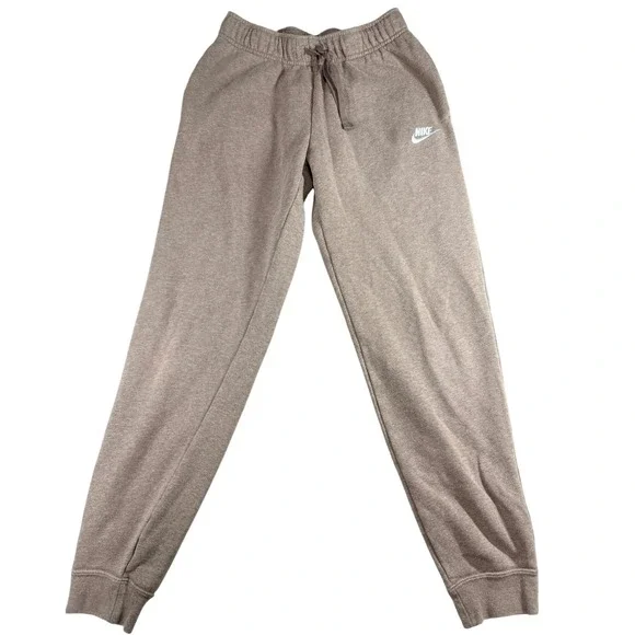 Nike Joggers Womens Small Brown Sportswear Essential‎ Fleece DQ5191-214 Tapered
