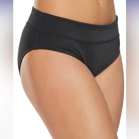 Nike Black Essential Full Bikini Bottom Size Extra Large XL