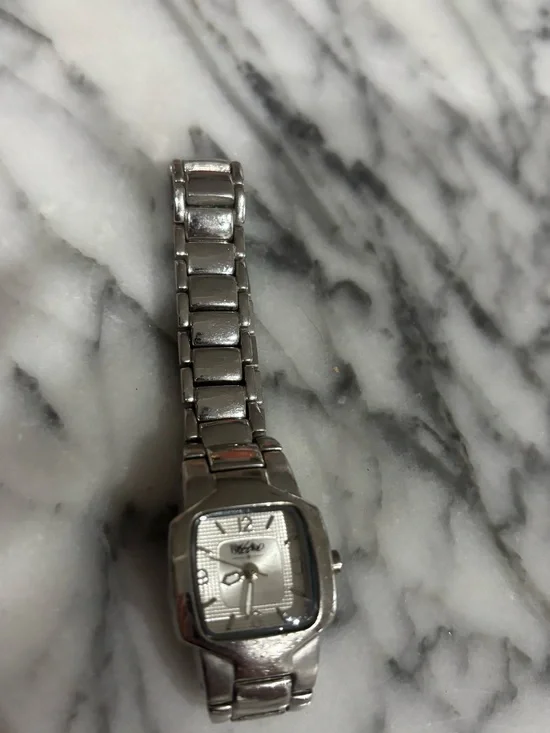 Mossimo Silver Square Bracelet Watch Y2K Minimalist