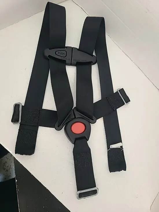 Doona Infant Baby Black Seat Belt Straps Harness Buckle Safety Clip Replacement