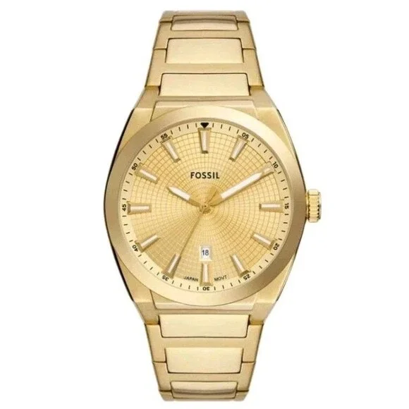 Fossil Everett Men's Gold-Tone Quartz Watch FS5965