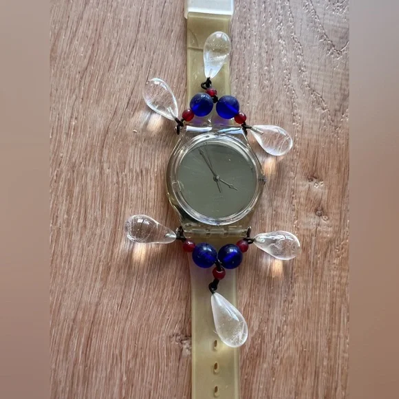 Vintage 1992 Christmas special chandelier Swatch. With packaging
