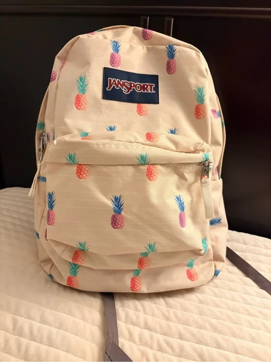JanSport Superbreak Pineapple Print Backpack