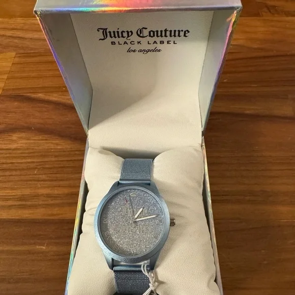 Juicy Couture Black Label Blue Watch - NIB needs a new battery