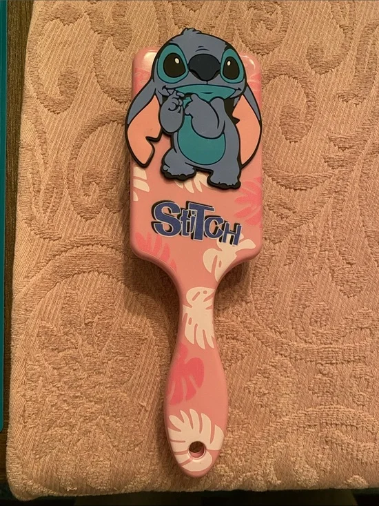 Stitch Pink Paddle Hair Brush