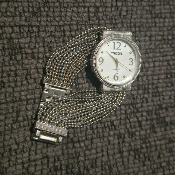 Chico's | Silver and Gold Watch