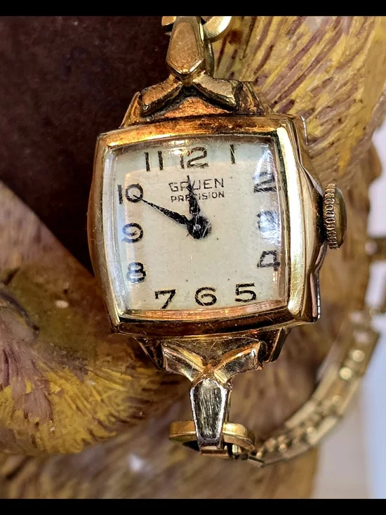 Vintage Gruen Gold Women's Bracelet Watch