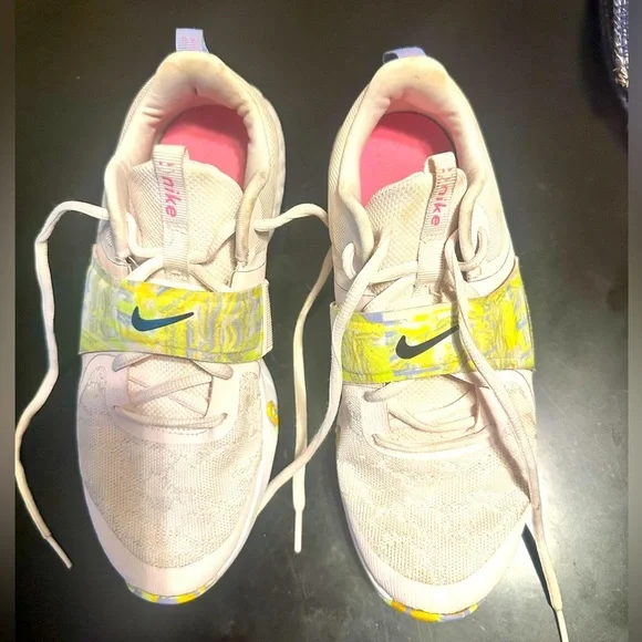 Nike OffWhite Walking Training Athletic Streetwear Lace-Velcro Closure Shoes 8.5