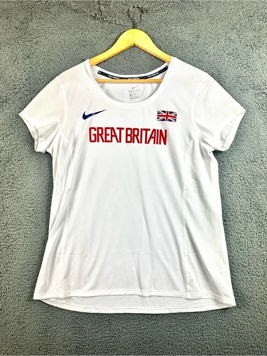 Nike Great Britain Elite Pro Running British Track and Field Olympic Shirt XL