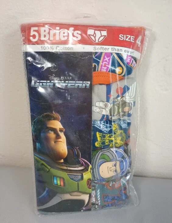 Disney Pixar Boys' Light-Year Briefs Underwear